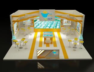 Booth Exhibition Stand a162a 3D
