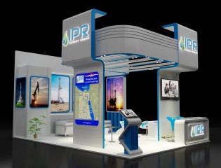 Booth Exhibition Stand a242 3D model