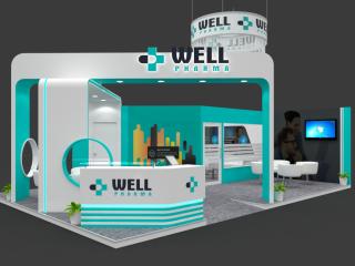 Exhibition Booth 3D Model - 9x6 mtr