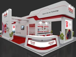 Exhibition Booth 3D Model - 15x9 mtr