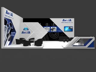 Exhibition Stand 3D Model - 9x6 mtr