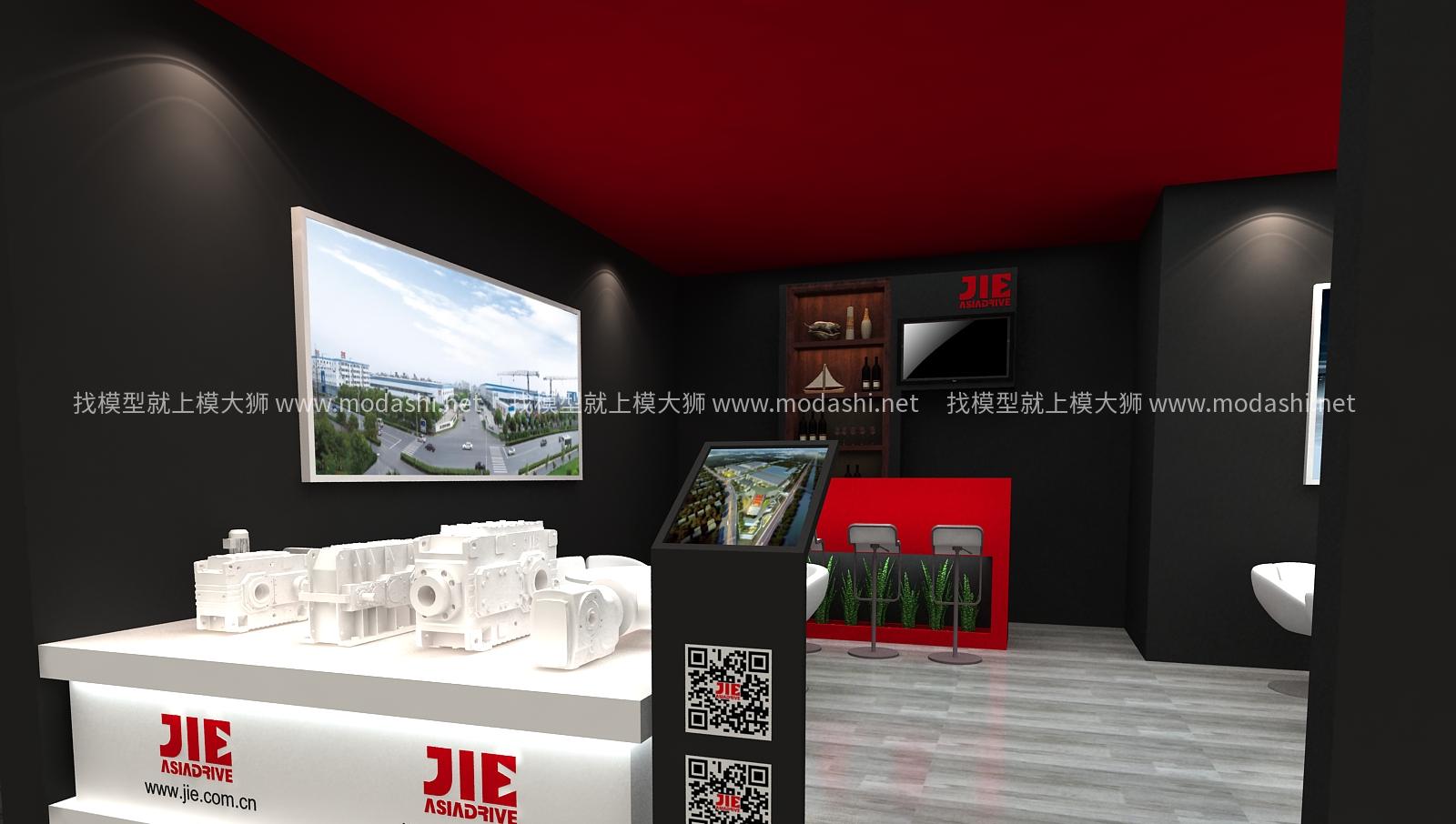 JIE杰牌传动展台模型