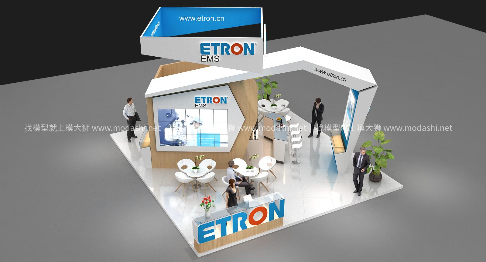 ETRON慕尼黑电子展3D模型