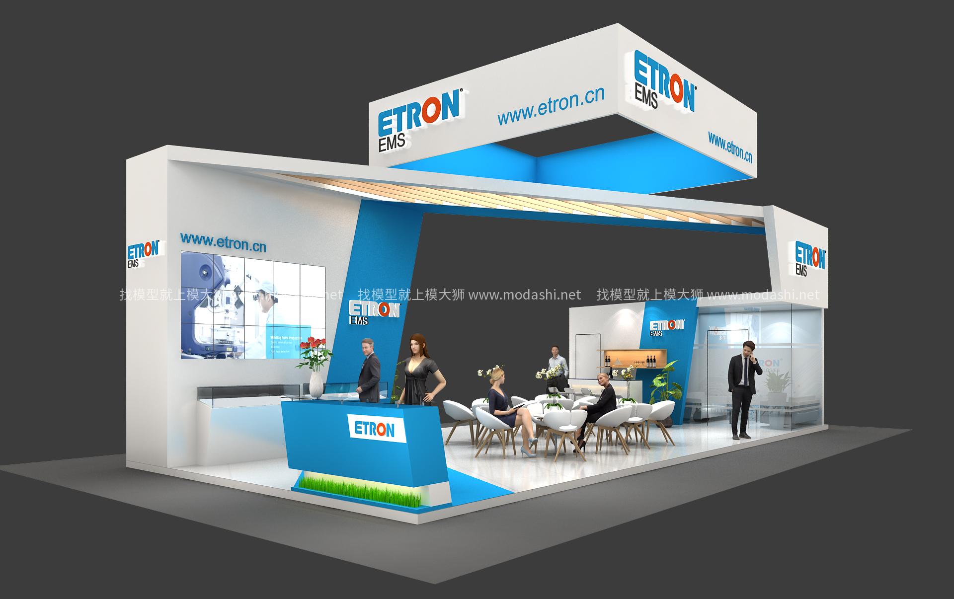 ETRON慕尼黑電子展展臺模型