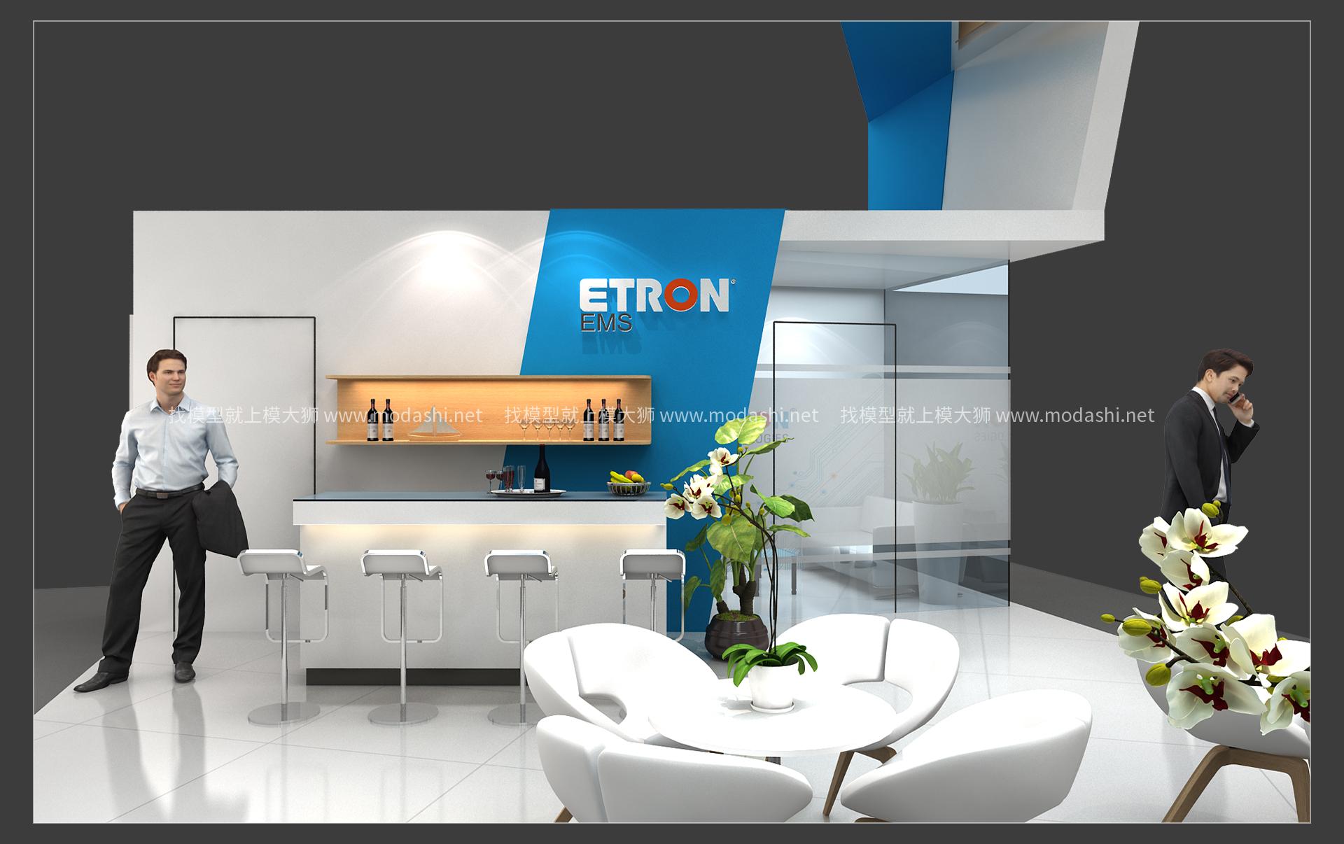 ETRON慕尼黑電子展展臺模型