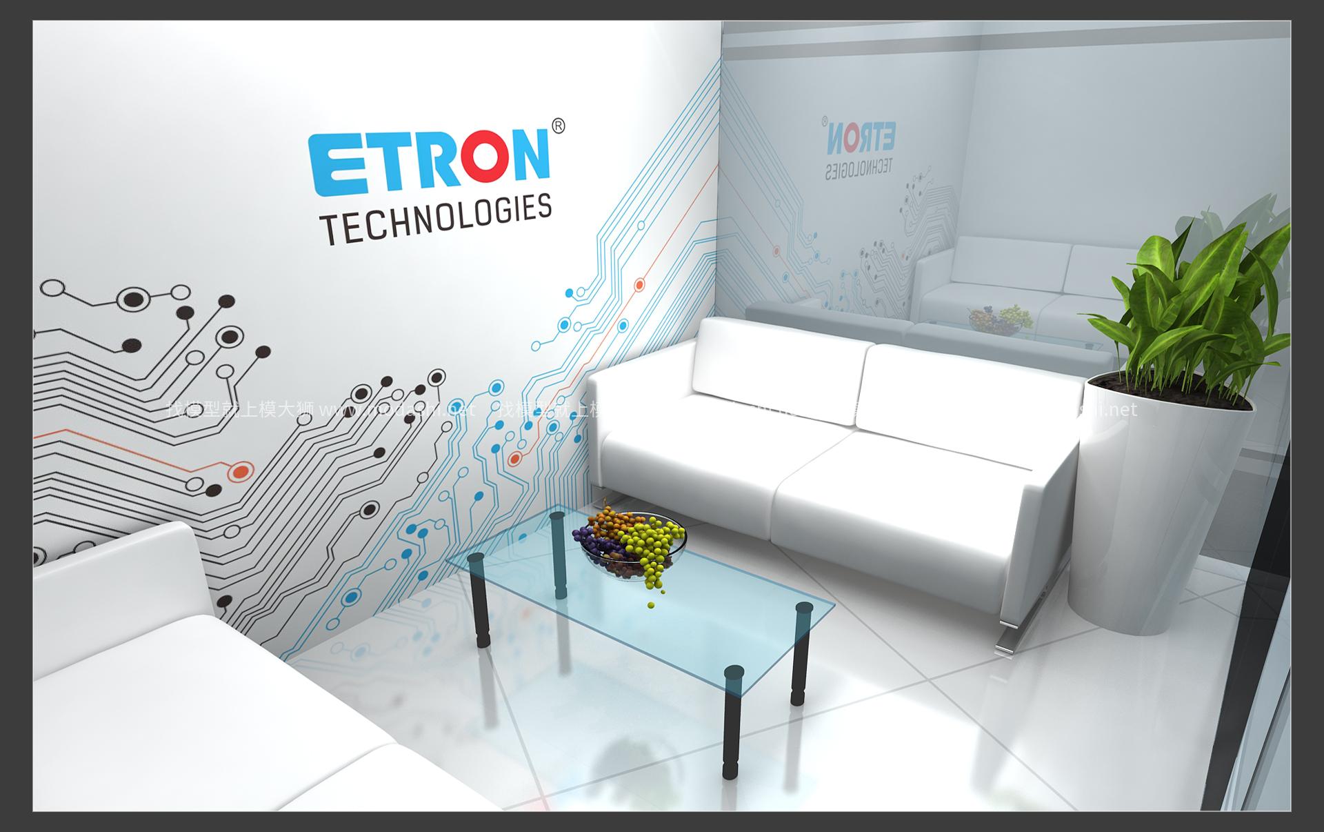 ETRON慕尼黑電子展展臺模型