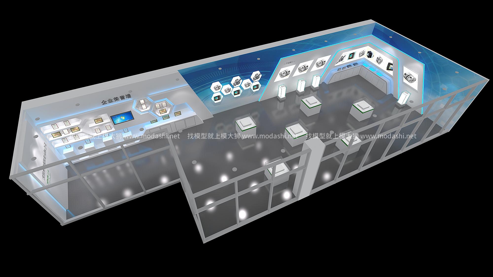 海威机电公司展厅模型