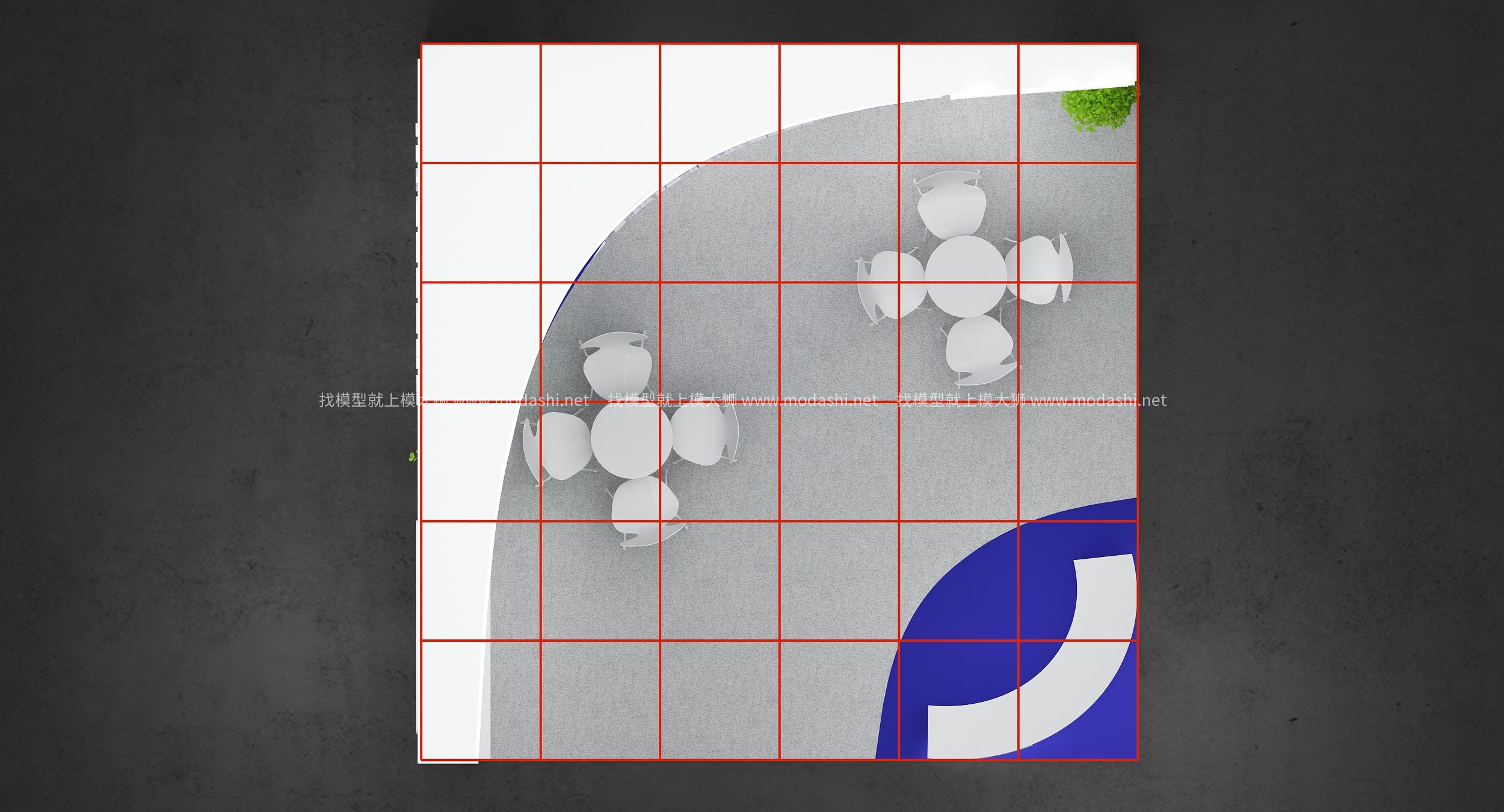 天運展臺3d模型