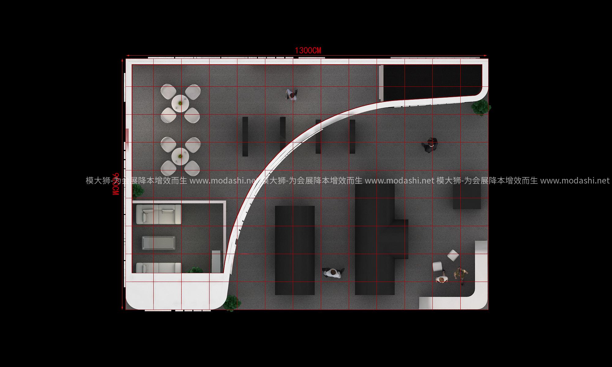 渤海裝備13x9展臺模型