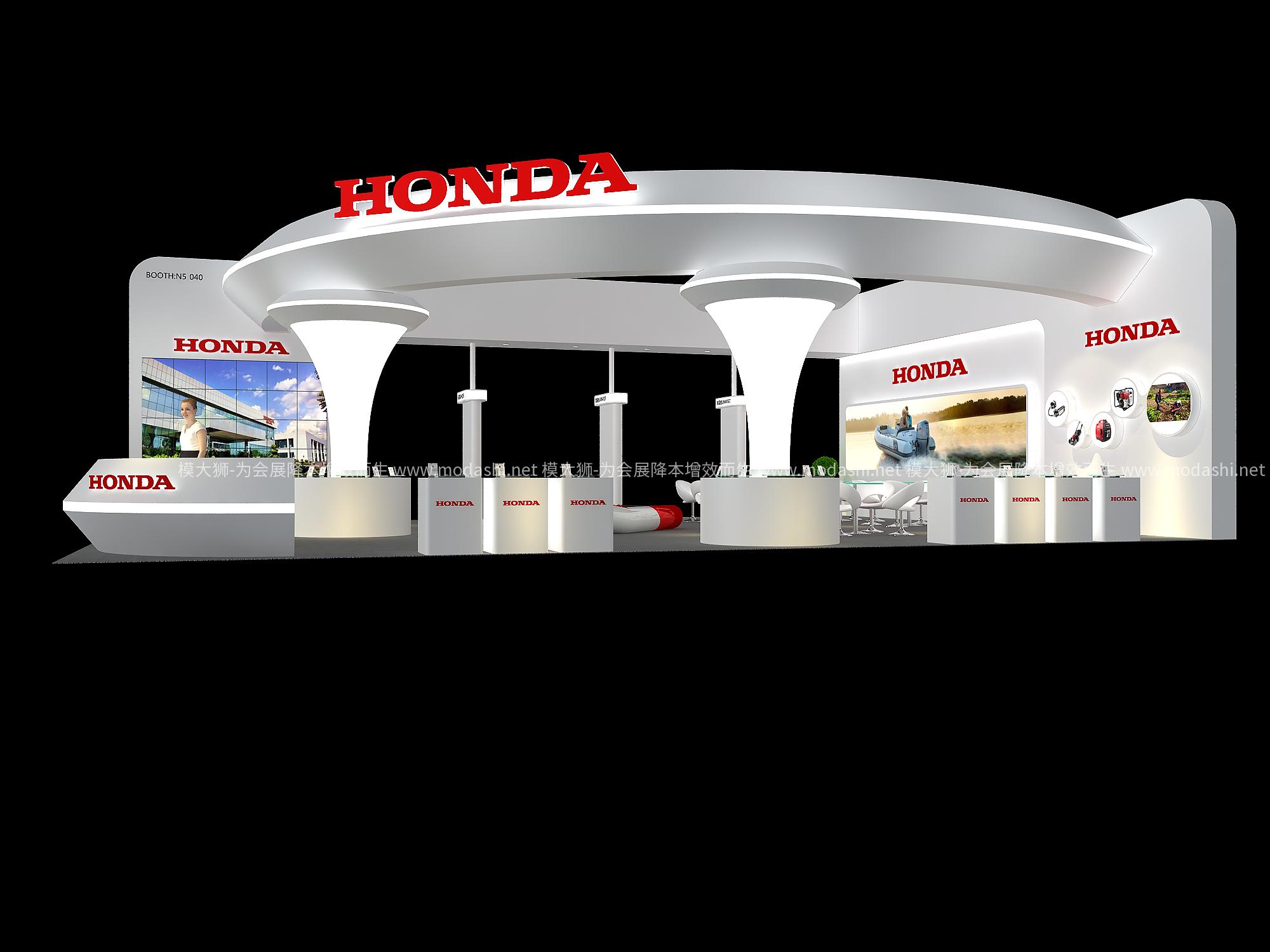 HONDA展臺模型