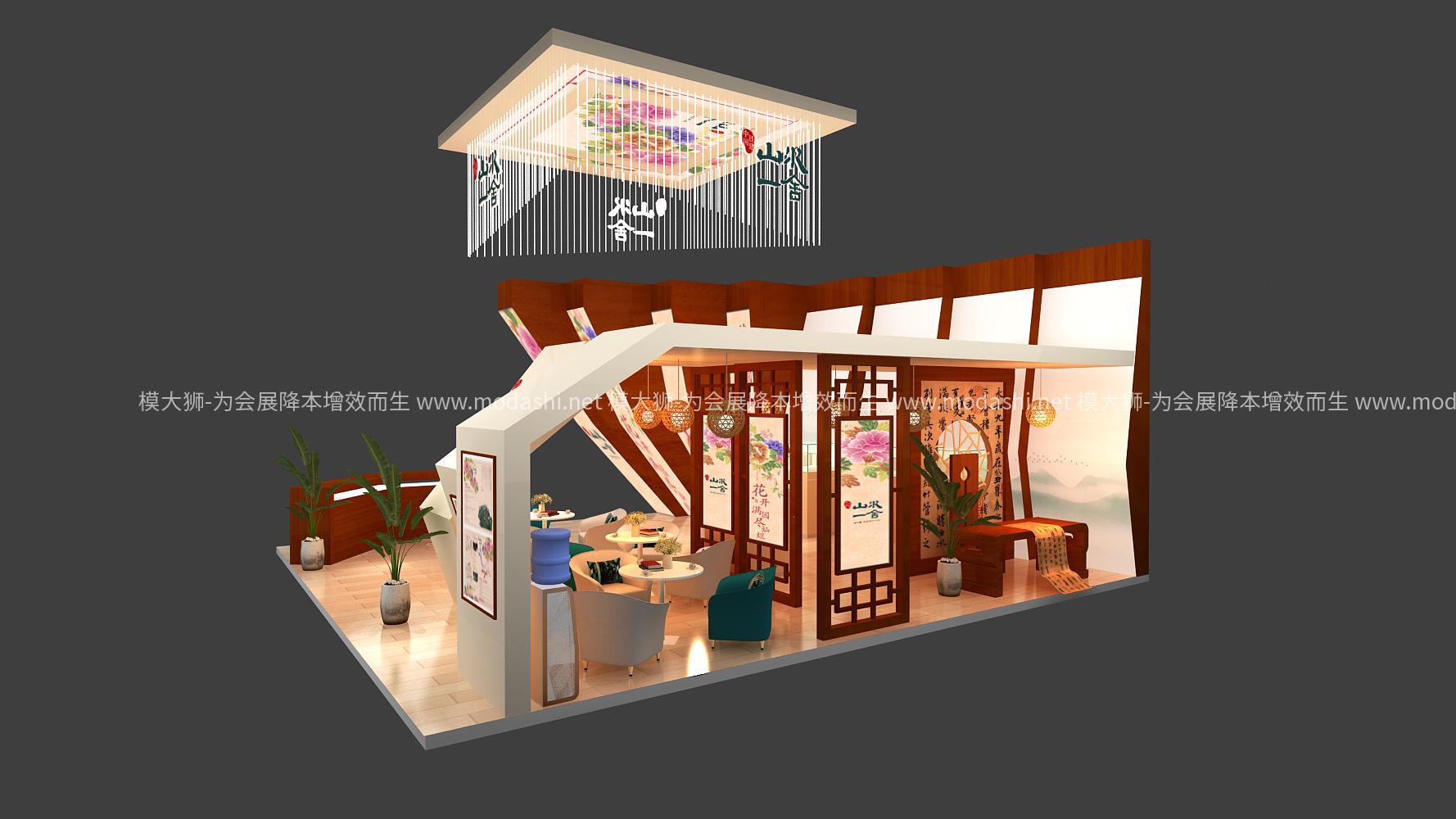 中铁山水展览展示展台模型
