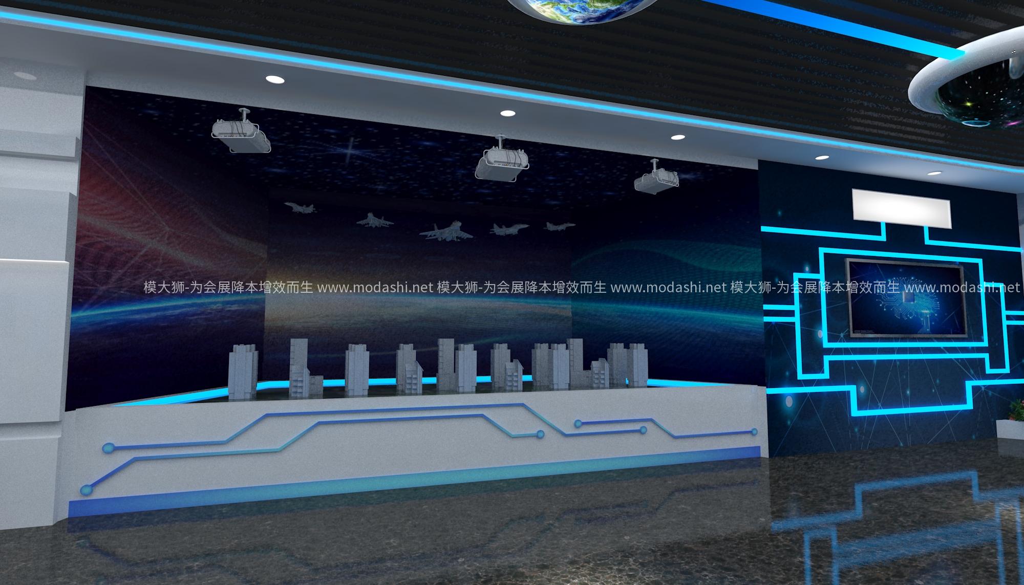 科技展厅展示3D模型
