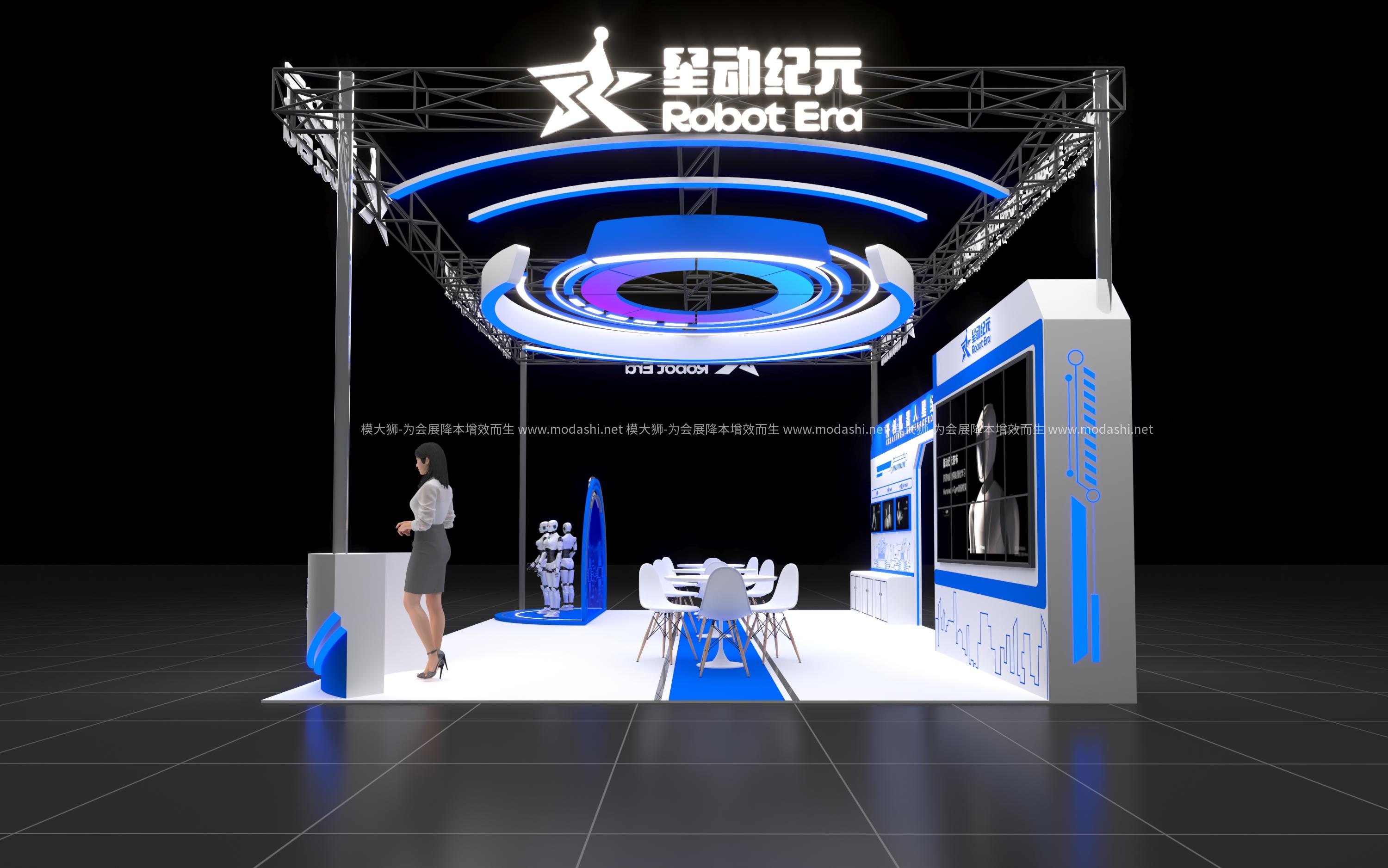 卓益得展示展臺3D模型