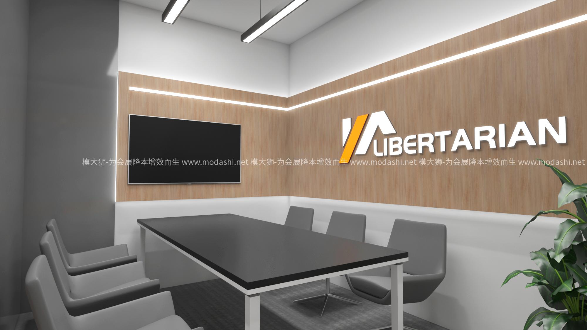 LIBERTARIAN科技小展位展示展臺模型展示展臺模型