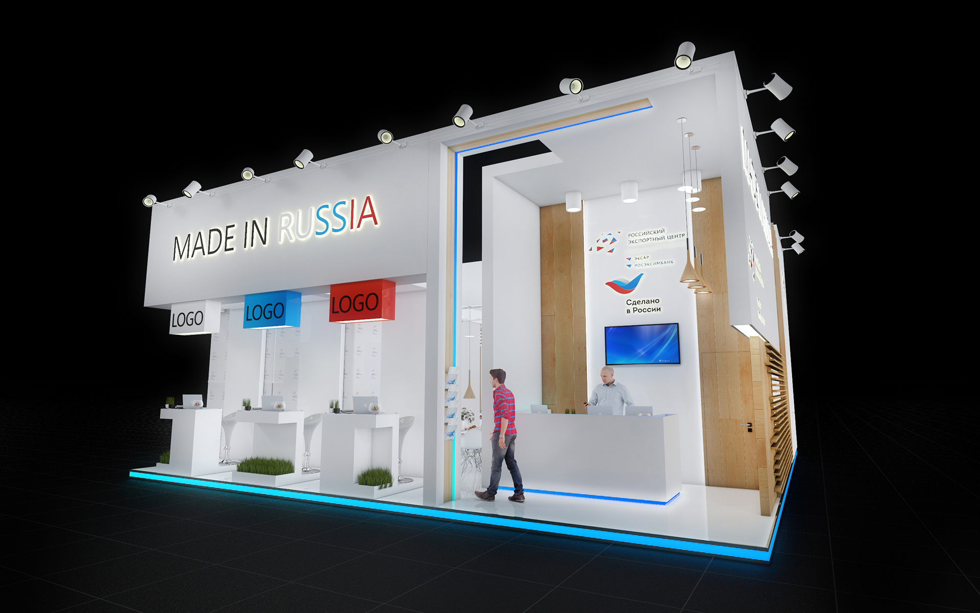 展台3D模型有材质为什么不显示？