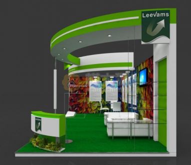 Exhibition Booth 3D Model - 9x4 mtr