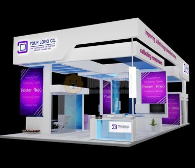 3D Booth Exhibition Stand a539