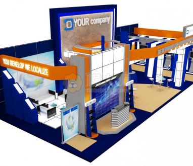 Booth Exhibition Stand a584a model