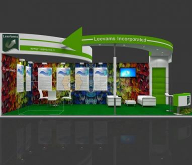 Exhibition Booth 3D Model - 9x4 mtr