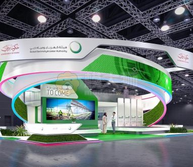 DEWA exhibition stand for WFES 2017