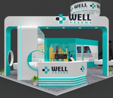 Exhibition Booth 3D Model - 9x6 mtr