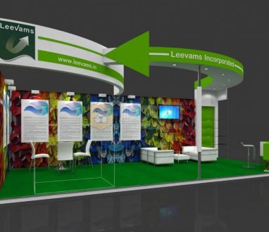 Exhibition Booth 3D Model - 9x4 mtr